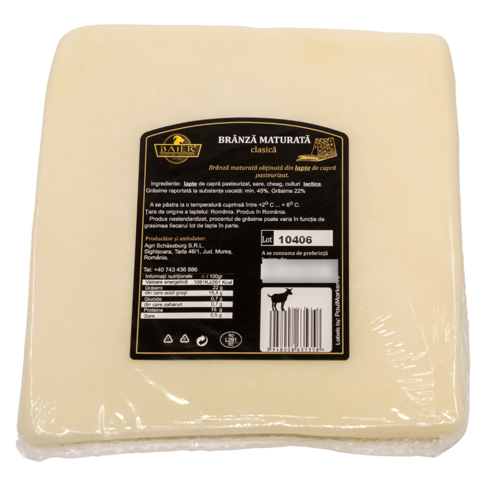 Brânză de capră maturată Baier Lactate, 250g - imagine 3