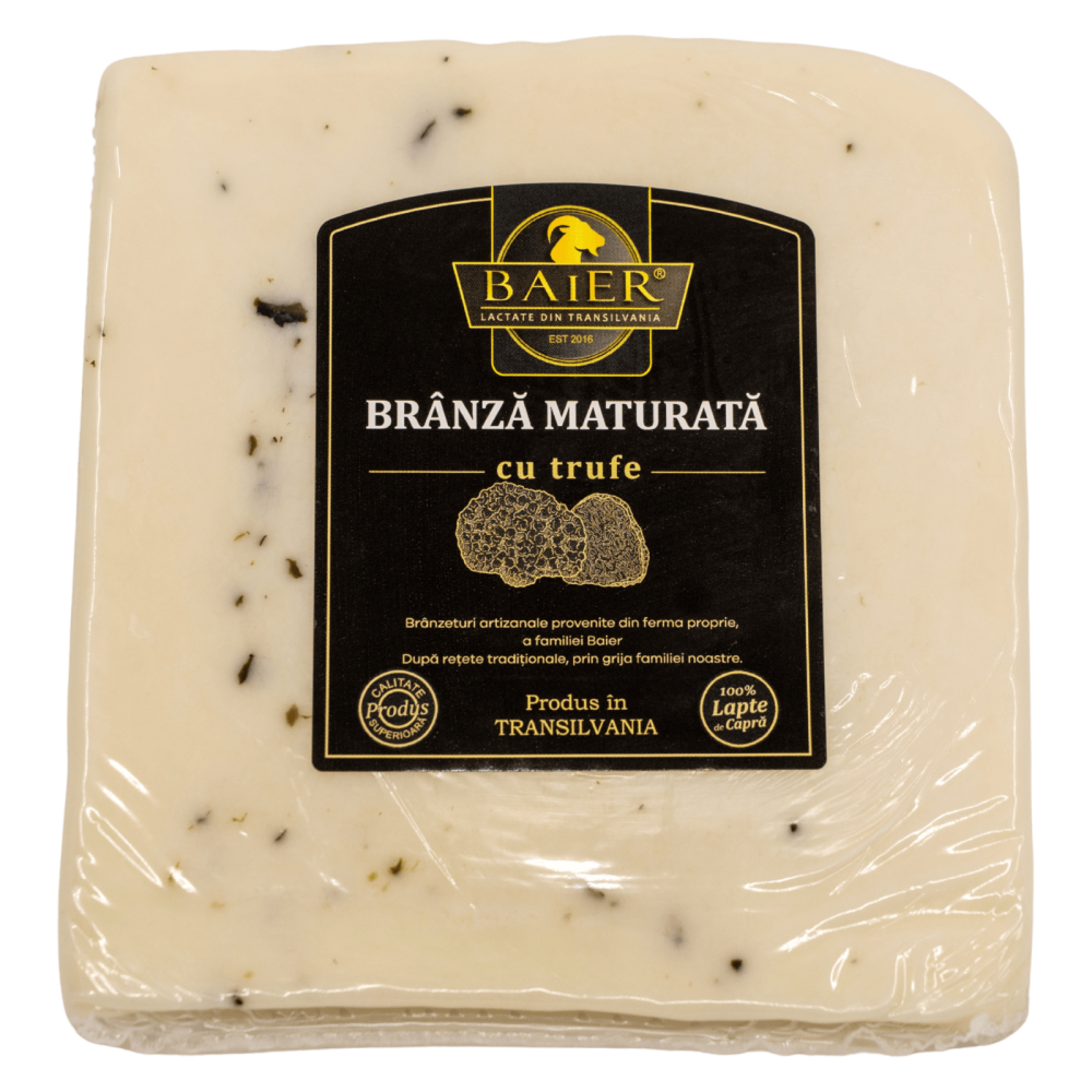 Brânză de capră maturată cu trufe Baier Lactate, 250g - imagine 2