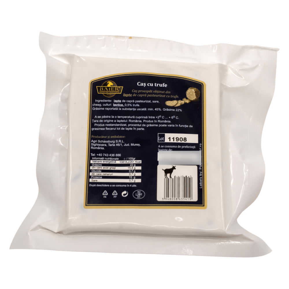 Caș de capră cu trufe Baier Lactate, 200g - imagine 3